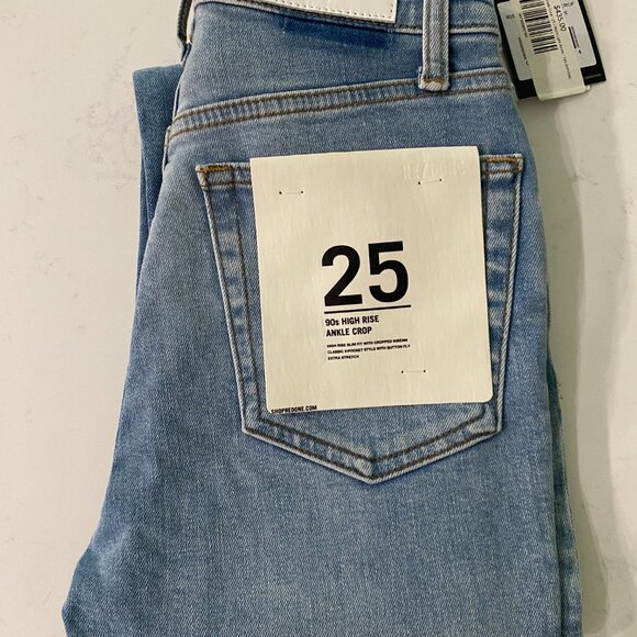 Redone 90's High Rise Ankle Crop Size 25